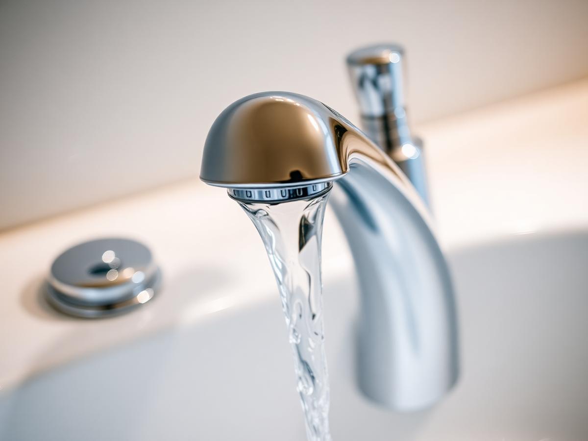 Chrome faucet